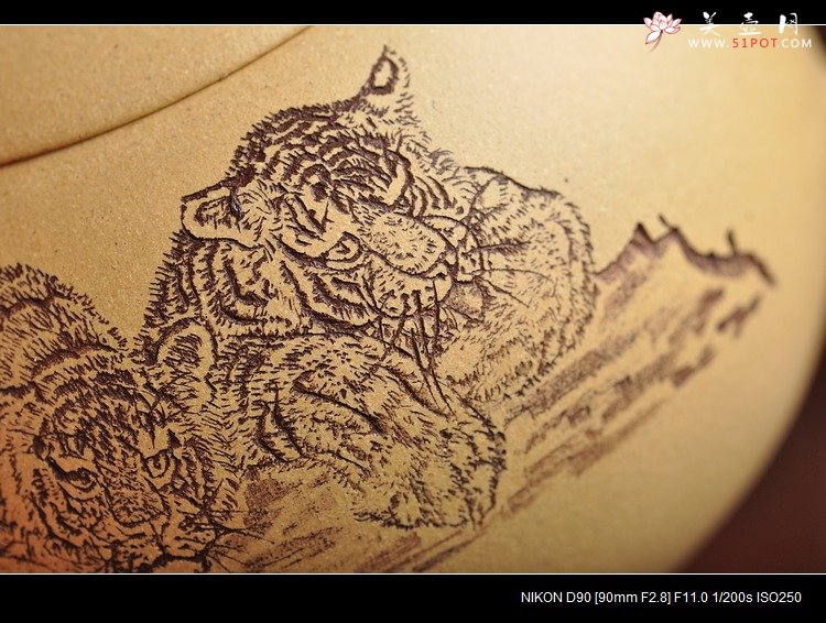 紫砂壶图片：2只老虎 乳香之西施~~ - 美壶网