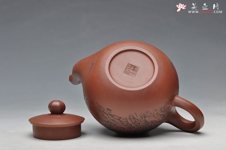 紫砂壶图片：六方一粒珠 - 美壶网