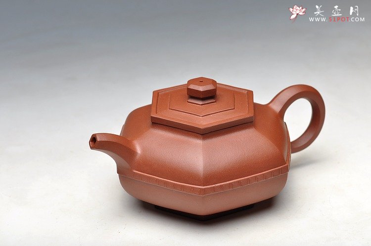 紫砂壶图片： 玉带六方 - 美壶网