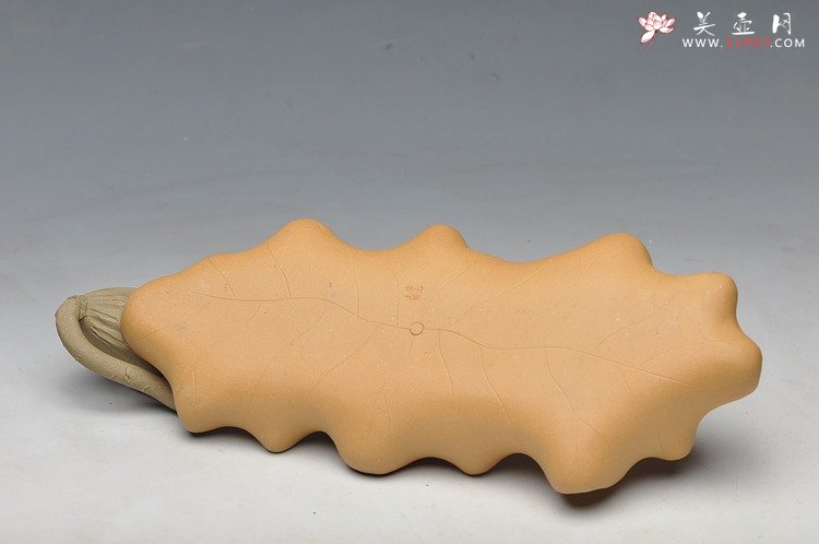 紫砂壶图片：荷叶香插 最新样式  蛮有特点 精致 - 美壶网