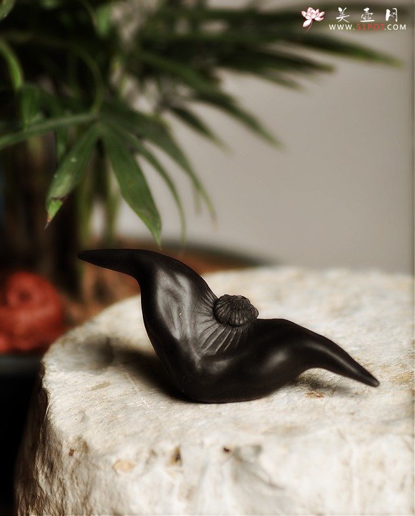 紫砂壶图片：精致版 菱角 逼真细腻 - 美壶网