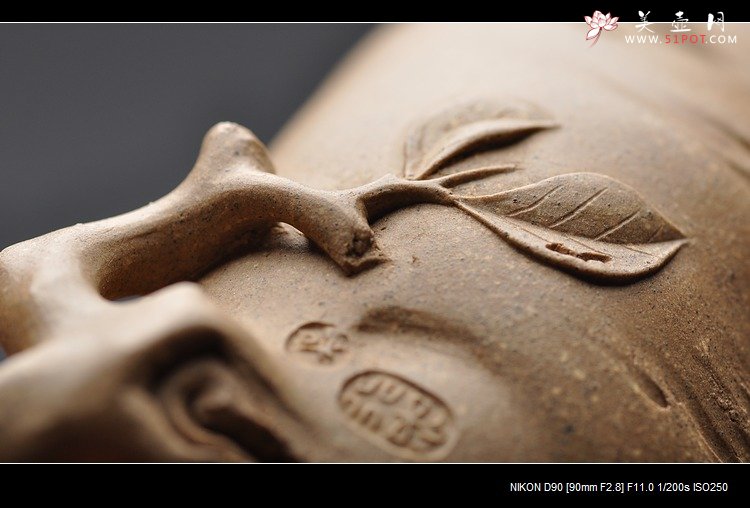 紫砂壶图片：全手文房水洗 香炉 雅趣十足 优质本绿 - 美壶网