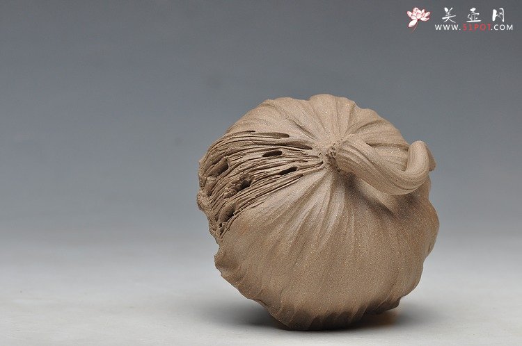 紫砂壶图片：文雅茶宠 手工精制 可看细节 精品 经典莲蓬 - 美壶网