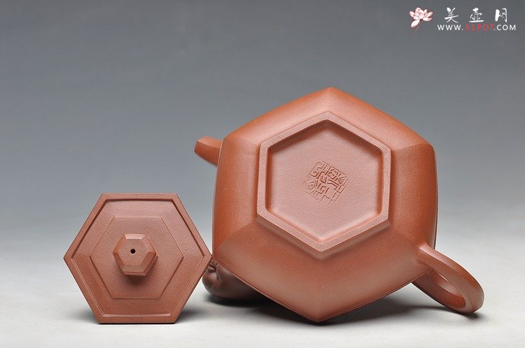 紫砂壶图片： 玉带六方 - 美壶网
