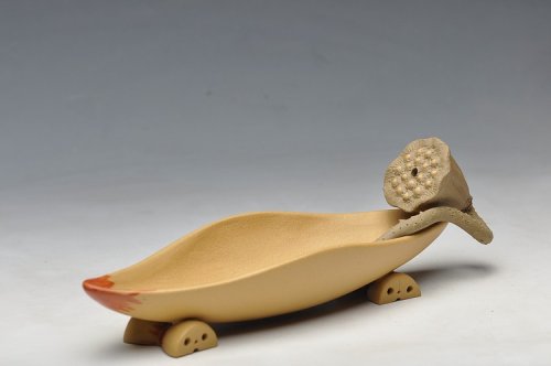 美壶定制紫砂壶 荷叶香插 最新样式  蛮有特点 精致 