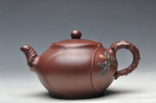 佘永峰（佘小峰）紫砂壶 全手精品  待放  原矿紫泥