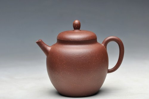 袁新强紫砂壶 紫玉金砂 质感漂亮 素心 杀茶利器 原矿紫泥