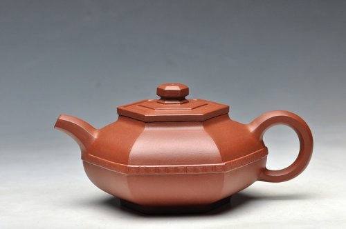 王孝新紫砂壶  玉带六方 原矿清水泥