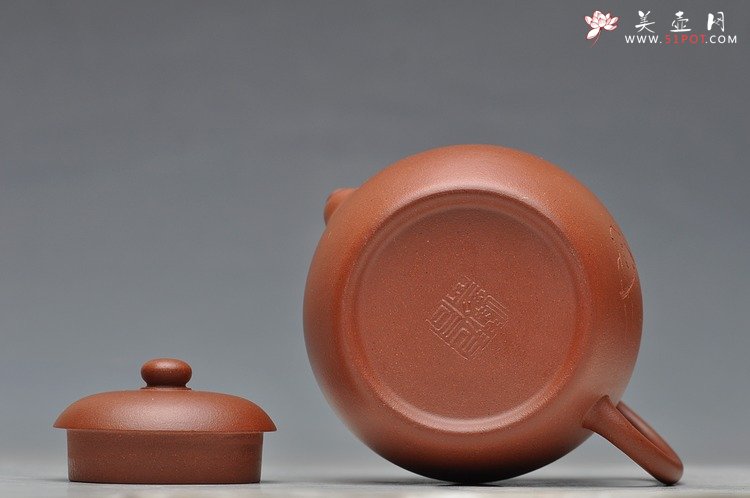 紫砂壶图片：唐彬杰款龙蛋 尹君峰全手新作 挺拔有力 朱砂泥 - 美壶网