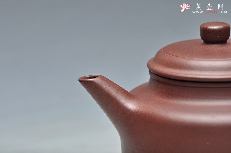 紫砂壶图片：万阗阗摹古全手之作  德厚钟雅 大亨高德中 老紫泥 - 美壶网