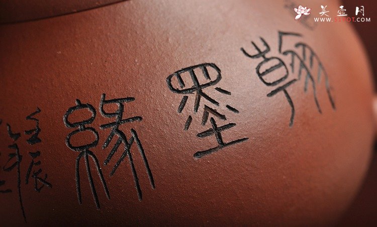 紫砂壶图片：清新可爱 香兰馥郁 茄段 一捺底 - 美壶网