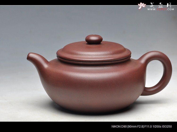 紫砂壶图片：意韵悠长  全手大亨仿古 - 美壶网