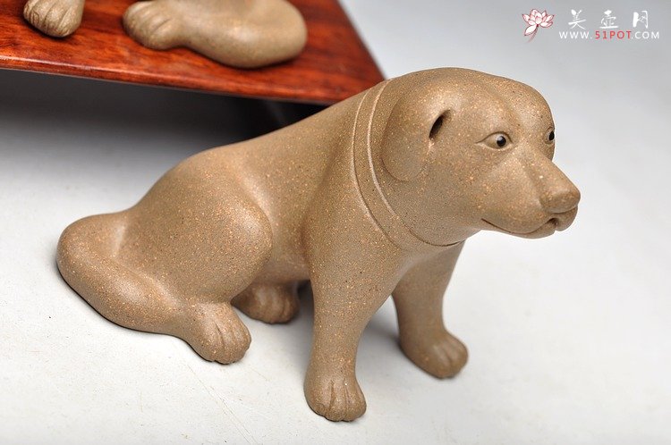 紫砂壶图片：精品 一对忠犬 蒋蓉款 - 美壶网