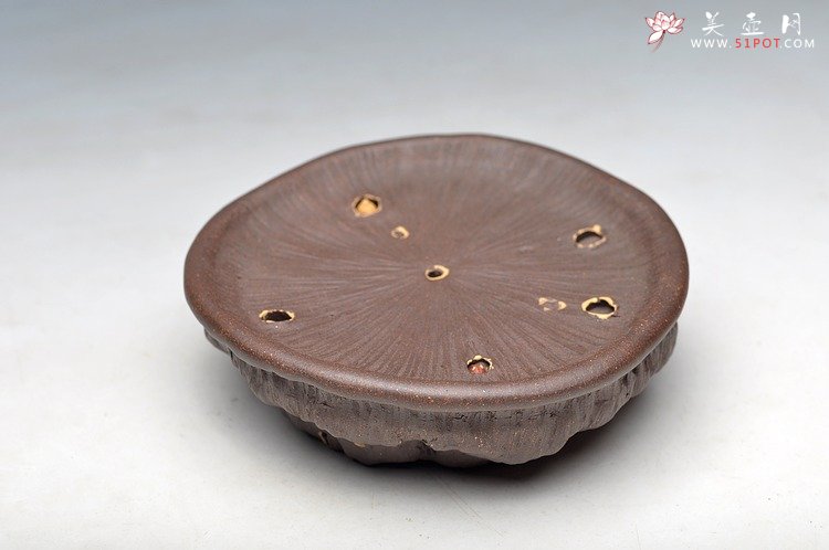 紫砂壶图片：莲心壶托 杯托 雅致好玩 - 美壶网