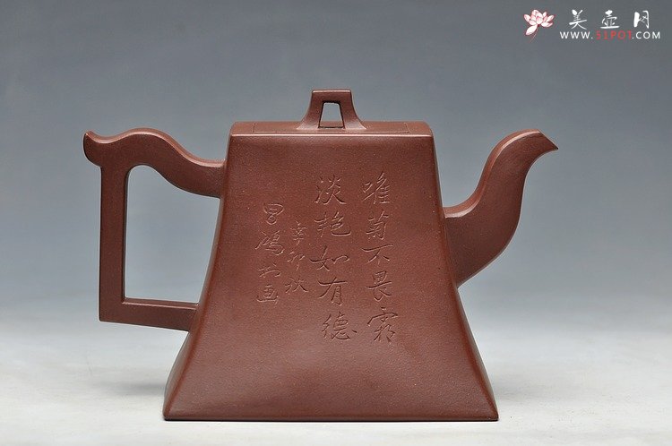 紫砂壶图片：霸气之作 史金妹精品 全手大方钟 巍巍壶势 - 美壶网