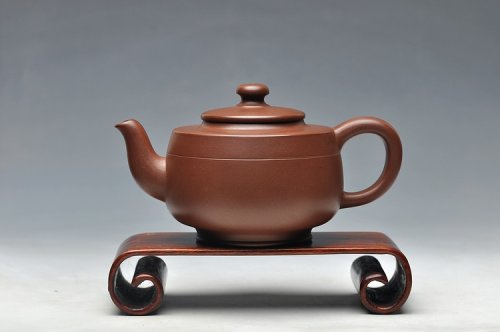 高湘君紫砂壶 清新婉约  小圆壶 原矿紫泥