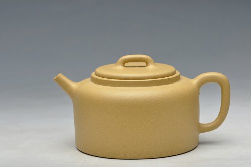 尹君峰紫砂壶 矫健有力 素雅简练  全手井泉 本山绿泥