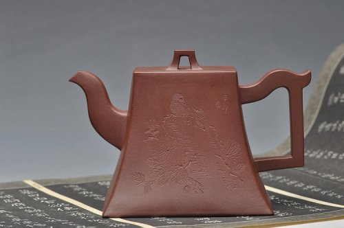 史金妹紫砂壶 霸气之作 史金妹精品 全手大方钟 巍巍壶势 原矿底槽清