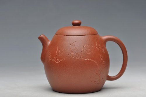 尹君峰紫砂壶 唐彬杰款龙蛋 尹君峰全手新作 挺拔有力 朱砂泥 