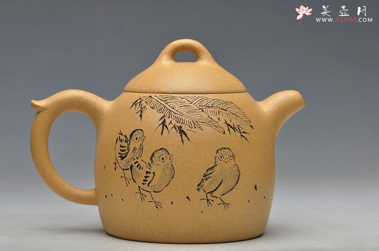 紫砂壶图片：精品好砂料 文气素雅  本山段 秦权  - 美壶网