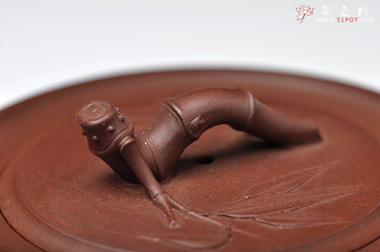 紫砂壶图片：方圆堂实力派 许嘉年 全手一段竹 - 美壶网