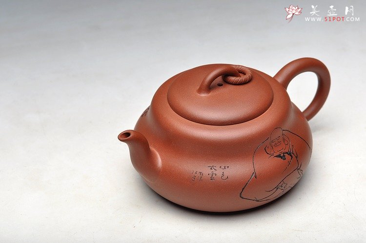 紫砂壶图片：造型简洁明快 线条流畅 极品老清水 葫芦 - 美壶网