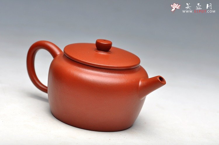紫砂壶图片：大红袍 全手小圆壶 仅此1件 不接受定做 已出 - 美壶网