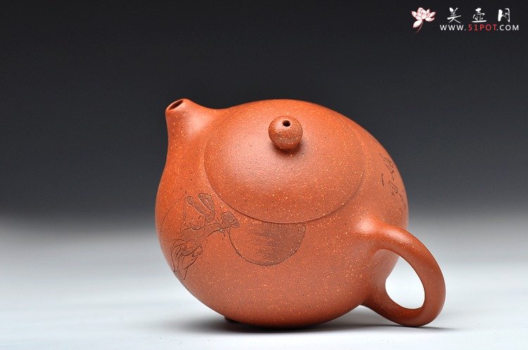 紫砂壶图片：笑靥如花 千里共婵娟 Q版文旦 娇小可爱 - 美壶网