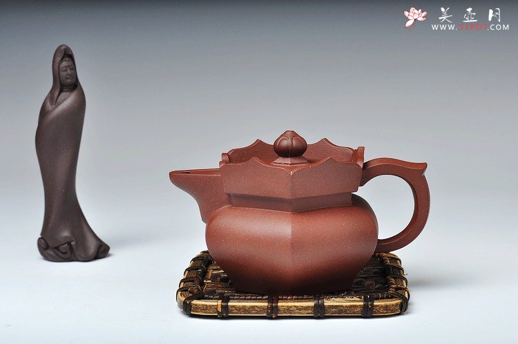 紫砂壶图片：紫砂之佛器 矮僧帽 - 美壶网
