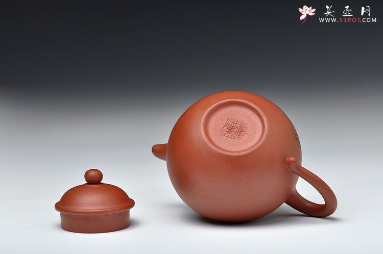 紫砂壶图片：清水泥 秋水 王翔荷叶鸟 亭亭玉立 - 美壶网