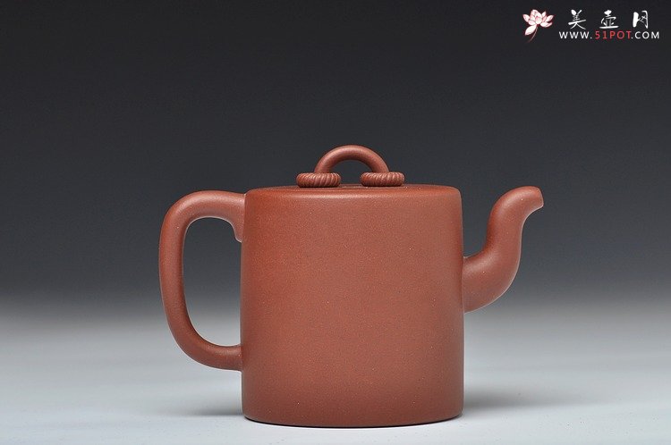 紫砂壶图片：简约而不简单 实力体现 质朴无华 全手夙慧 双圈 - 美壶网