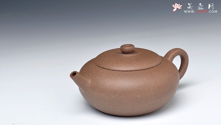 紫砂壶图片：古朴沉静 可玩 全手适泉 - 美壶网
