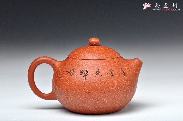 紫砂壶图片：笑靥如花 千里共婵娟 Q版文旦 娇小可爱 - 美壶网