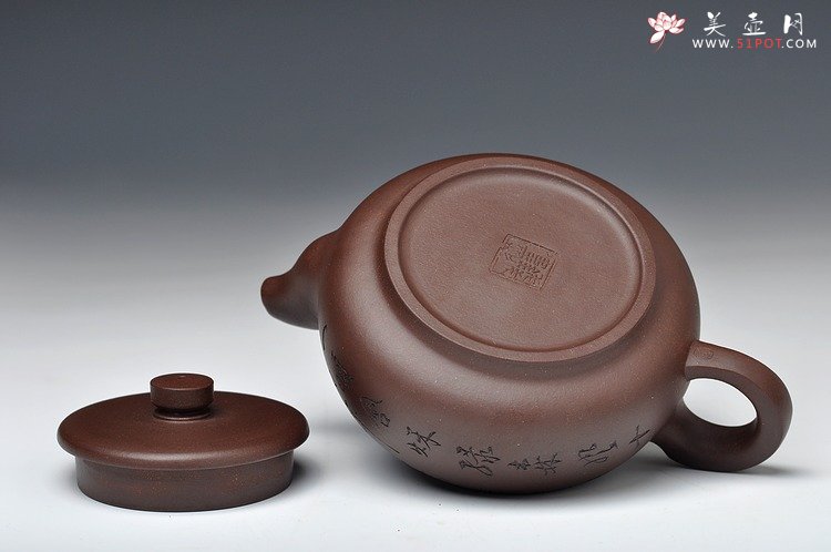 紫砂壶图片：扁福 - 美壶网