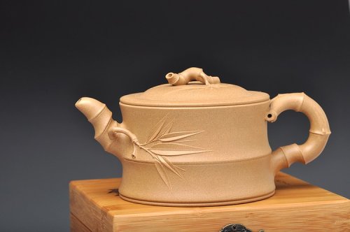 史云棠紫砂壶 经典代表作 大竹段 原矿段泥