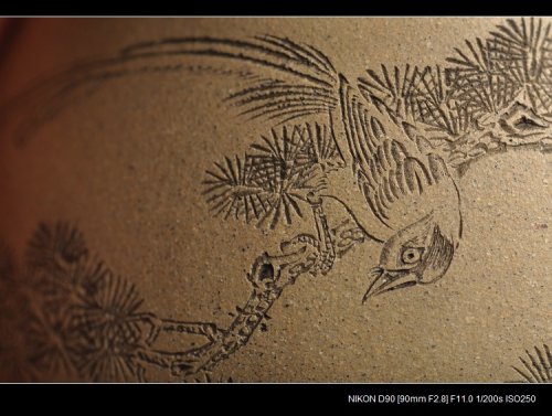 顾小英紫砂壶 素雅文气 全手子冶石瓢 谭华斌装饰 本山绿泥