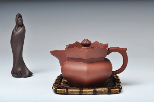 何卫枫紫砂壶 紫砂之佛器 矮僧帽 原矿紫泥