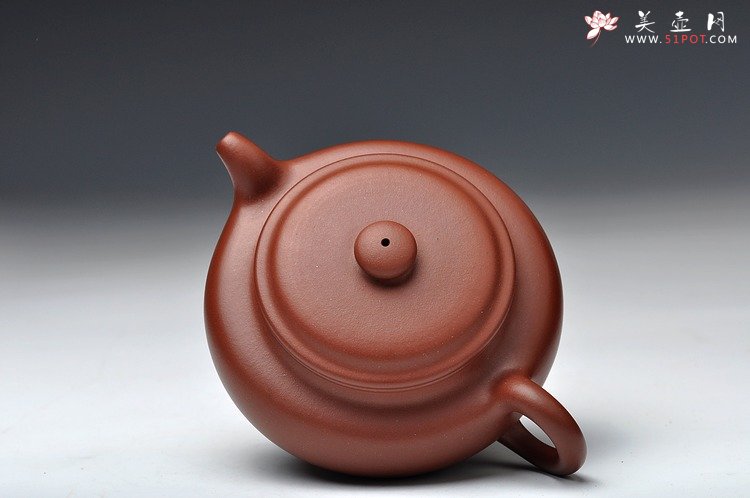 紫砂壶图片：气势挺拔 饱满流畅 精工 全手工大仿古 - 美壶网