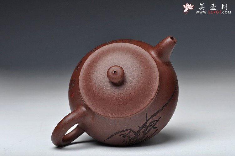 紫砂壶图片：澄心清神 敦厚朴实 实用之作 潘壶 - 美壶网