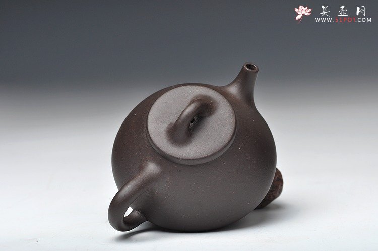 紫砂壶图片：精品厂黑料  好玩的小子冶石瓢 实用 - 美壶网