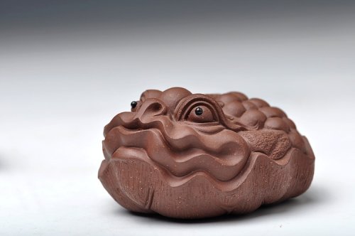 徐浩紫砂壶 和气生财 金蟾 栩栩如生 原矿紫泥