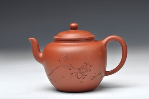 王余平紫砂壶 线条流畅 整体高俊 全手雅韵 原矿清水泥