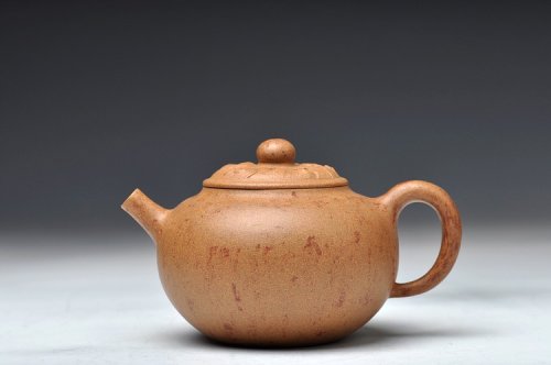 蔡岩峰紫砂壶 砂美 型美  全手贡珠 蔡岩峰新作 炮管一捺底 