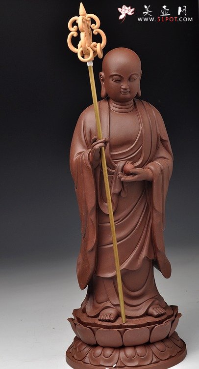 紫砂壶图片：地藏菩萨 精品佳作 端庄 - 美壶网