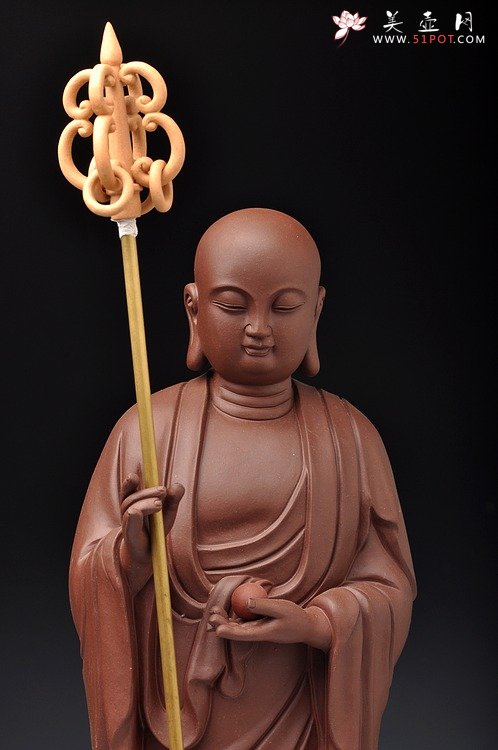 紫砂壶图片：地藏菩萨 精品佳作 端庄 - 美壶网