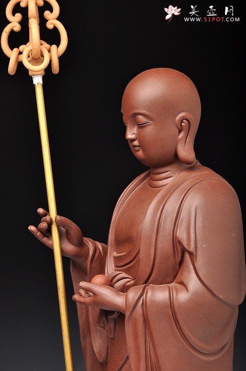 紫砂壶图片：地藏菩萨 精品佳作 端庄 - 美壶网