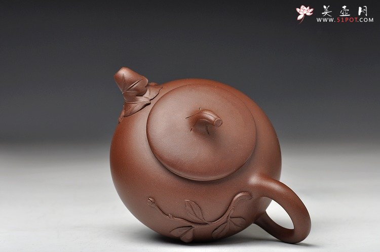 紫砂壶图片：大品花货 韵味十足 得福 王银芳爱徒 - 美壶网