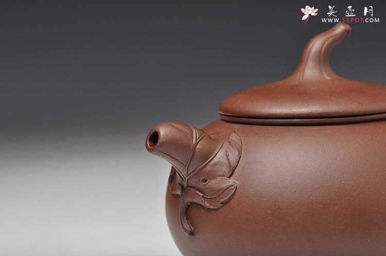 紫砂壶图片：大品花货 韵味十足 得福 王银芳爱徒 - 美壶网