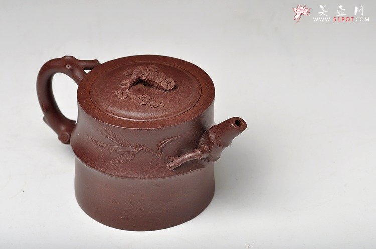 紫砂壶图片：年终力作 送礼佳品 精品梅花  全手三友高升 - 美壶网