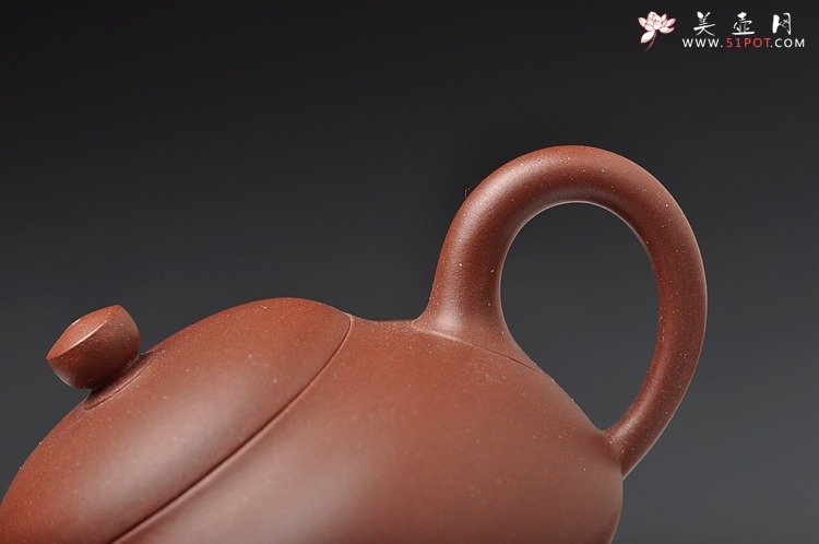 紫砂壶图片：实用耐品 全手小半月 适合绿茶 - 美壶网